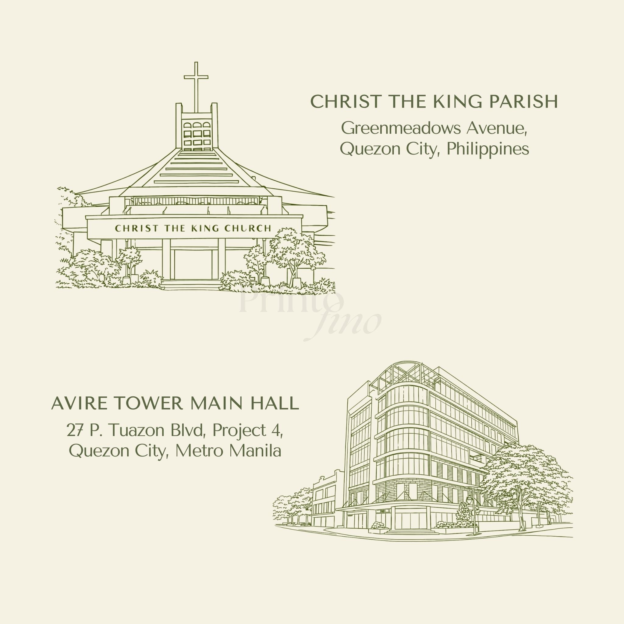 Custom Venue Illustration