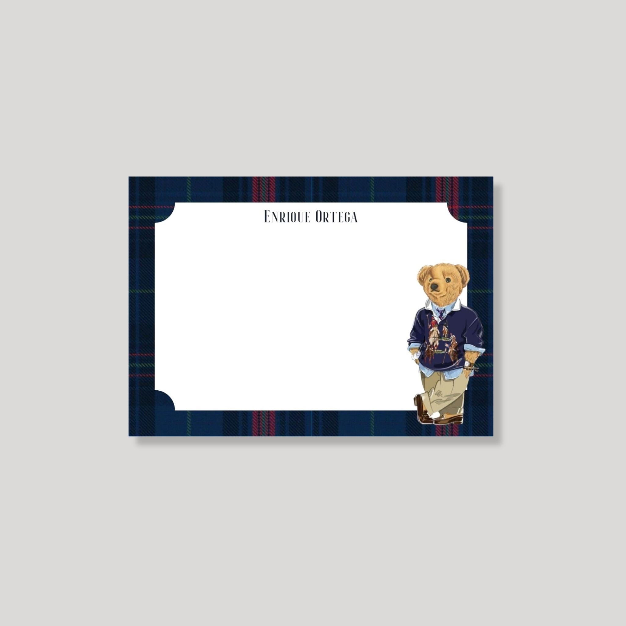 Bear Plaid