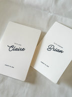 His & Her Vow Booklet